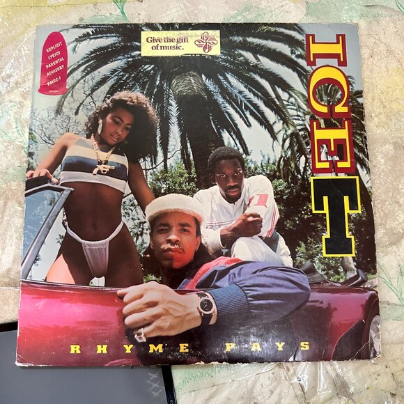 Sire Other - ICE-T Original Rhyme Pays + Ya Don't Quit Vinyl Record Album First Pressing Sire